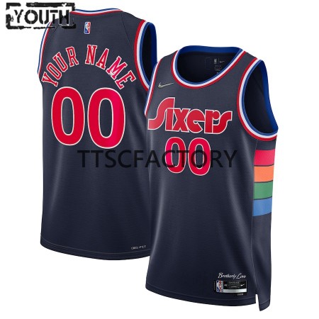 Dres Philadelphia 76ers Prilagođeni Nike 2021-2022 City Editon Swingman - Dječji
